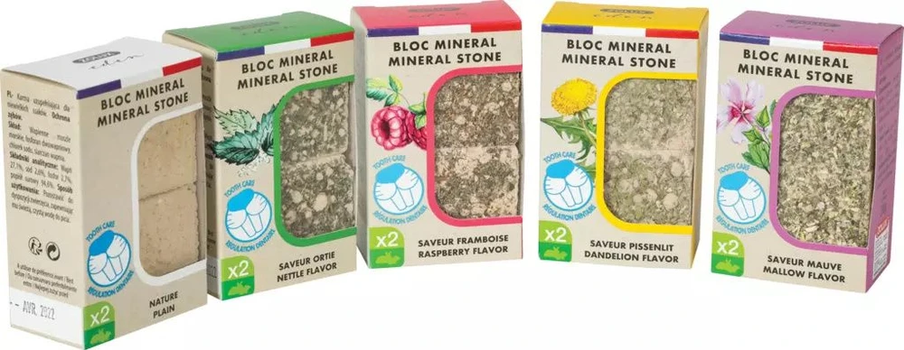Zolux mineraliniai kauliukai graužikams su kiaulpienėm 2x100g