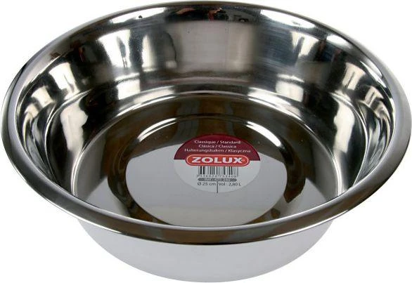Zolux dubenėlis šuniui plieno nerūdijantis INOX 34 cm 7 L