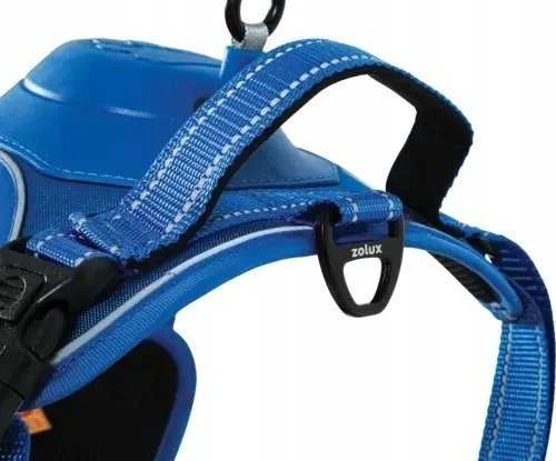 Zolux Petnešos su automatiniu pavadėliu Easyride L mėlynos