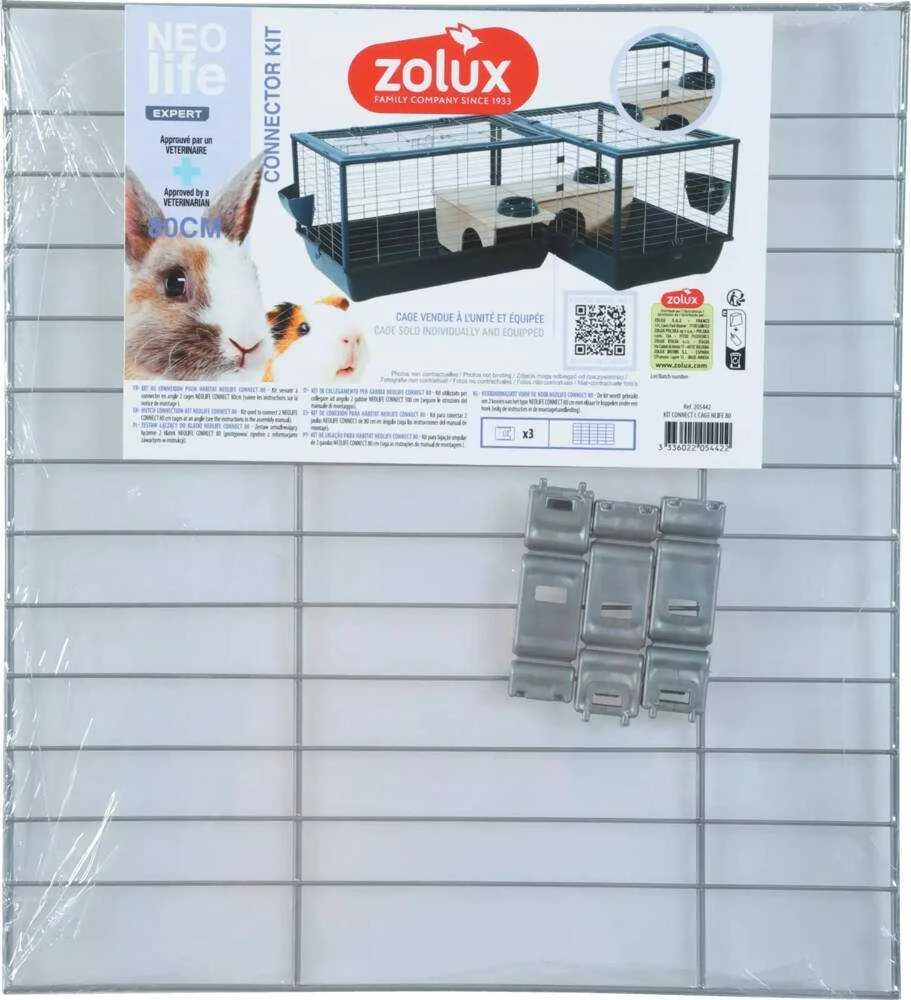 Narvų Sujungimo Rinkinys - ZOLUX Neolife L Metalas/Plastikas Sidabrinė