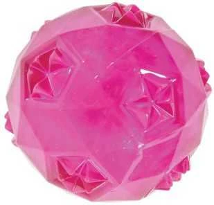 Zolux Žaislas šuniui kamuoliukas TPR POP 7.5 cm kol. rožinė