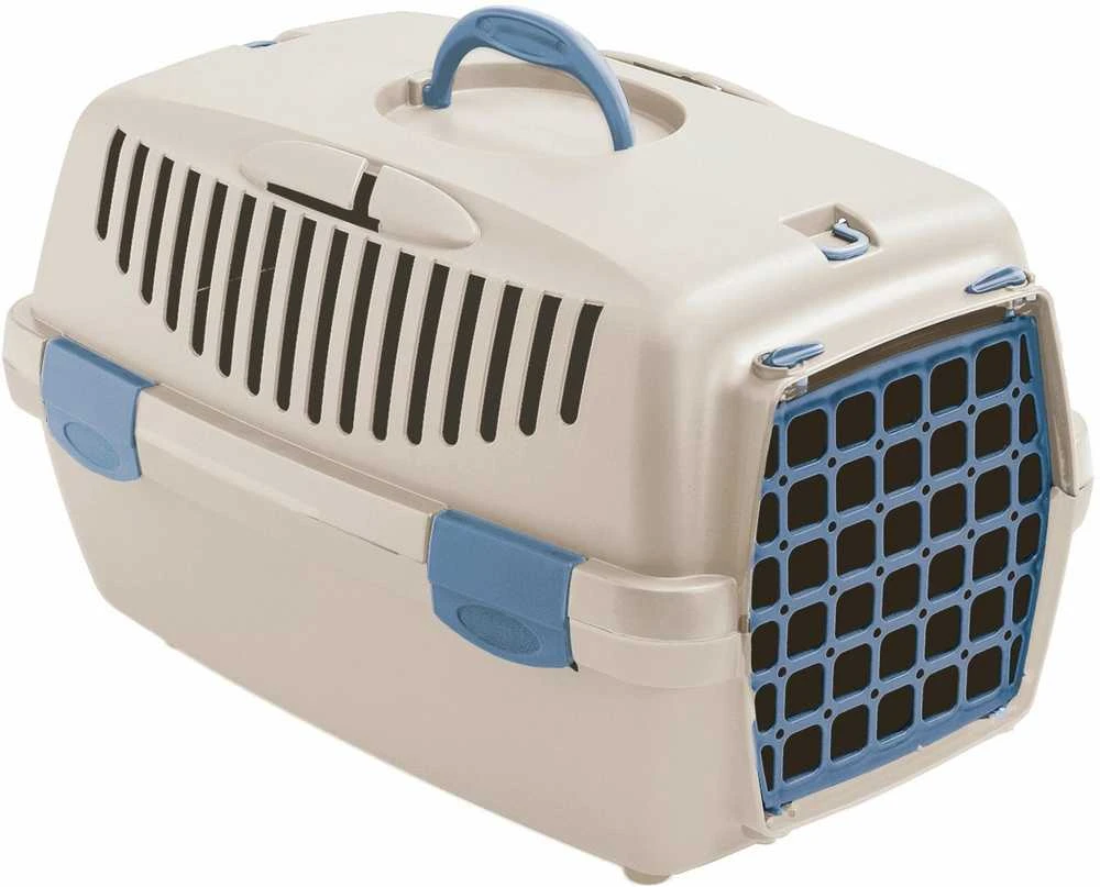 Zolux TRANSPORTERIS ''GULIVER'' 1 SMĖLIO SPALVOS plastikinės durys 48x32x31cm