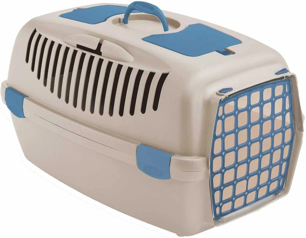 Zolux TRANSPORTERIS ''GULIVER'' 3 SMĖLIO SPALVOS plastikinės durys 61/40/38cm