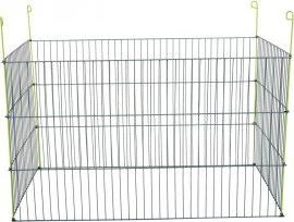Zolux Metalo sodyba, stačiakampio formos graužikams pilka 101x60x61