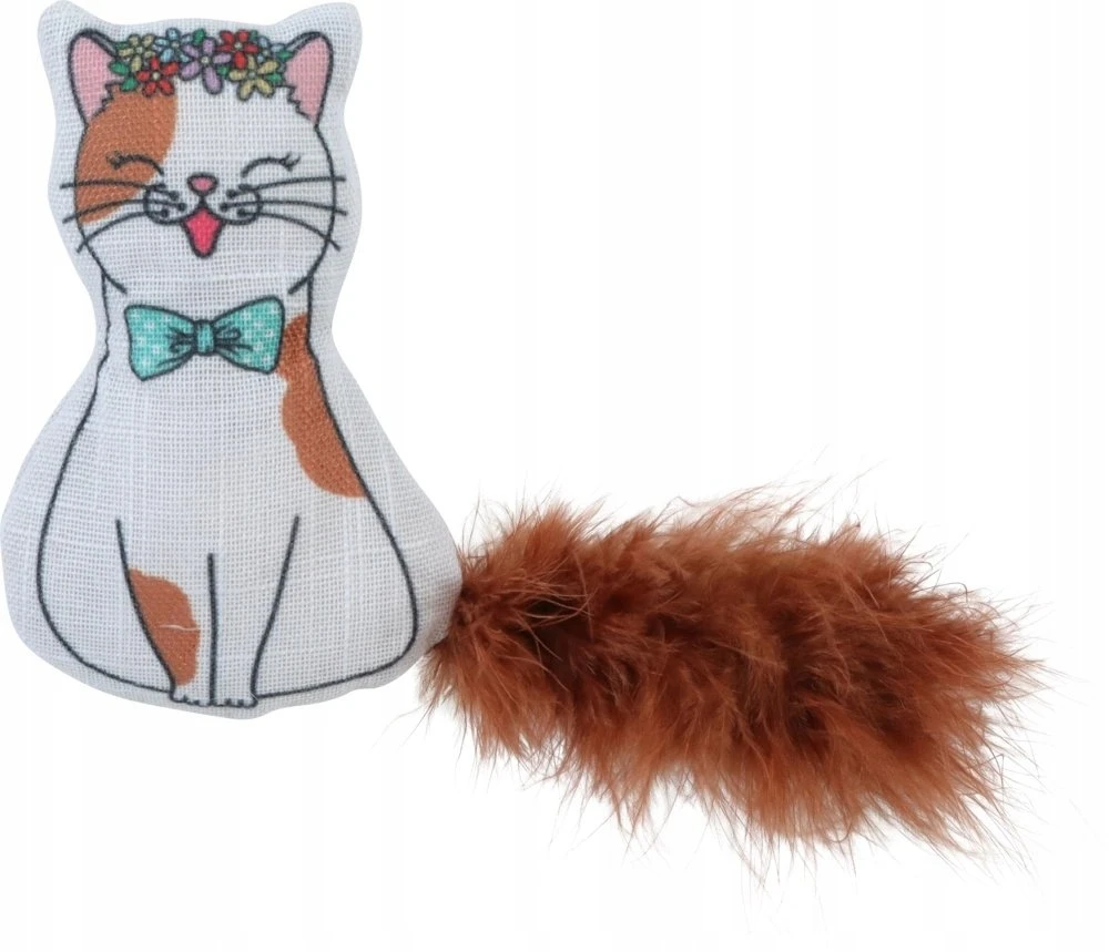 ZOLUX žaislas katėms „Chatouille“ su plunksnomis ir katžolėmis – 13 cm