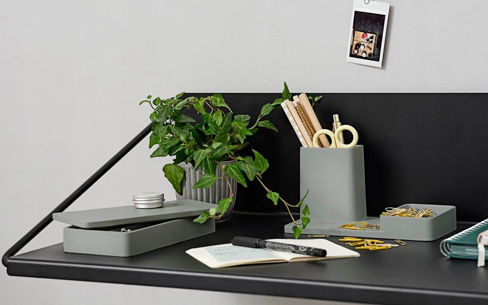 Zone Stalinis organizatorius Pebble Pilkas cement 25664