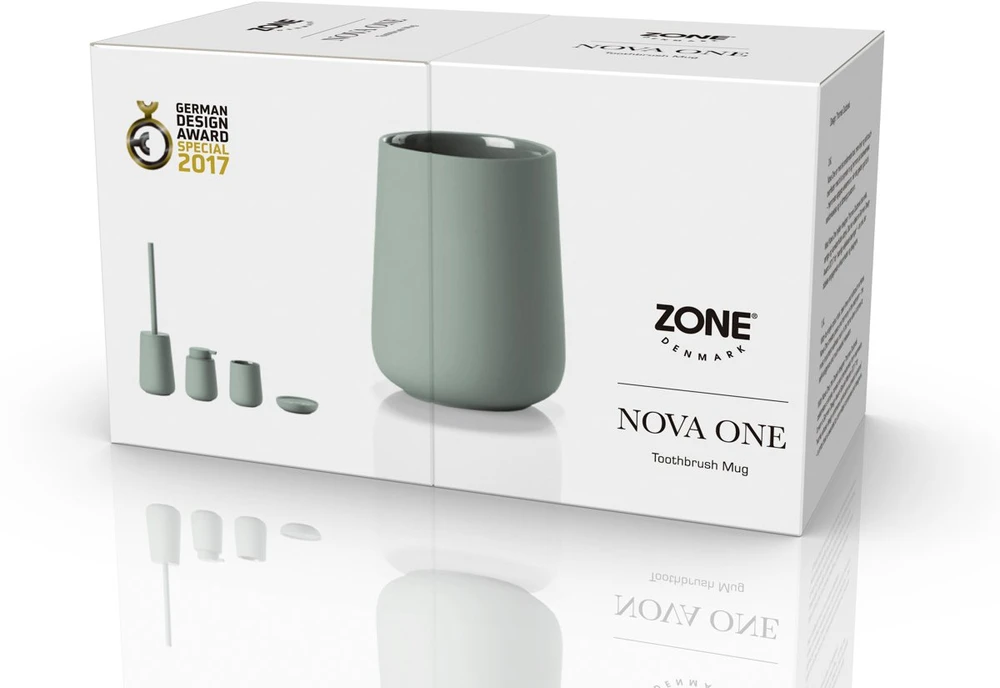 Zone Dantų šepetėlių stovas Nova One Matcha žalias 15249