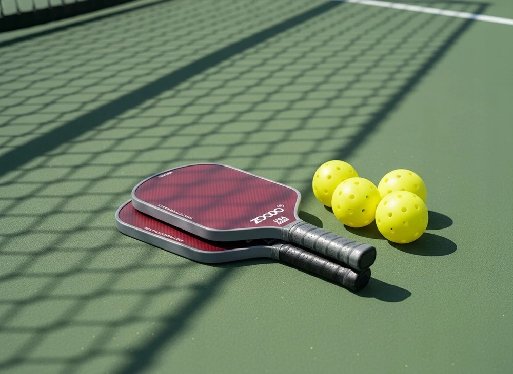 ZOODO Rinkinys do pickleball P7 Kevlar Raudona