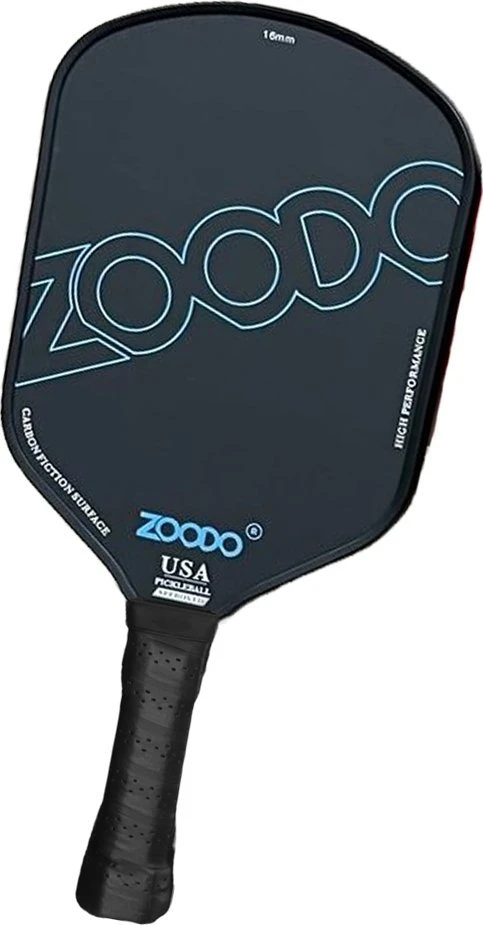 ZOODO rakečių pickleball rinkinys juodas P3 USAPA + 4 kamuoliai + krepšys JAV (ZD074568)