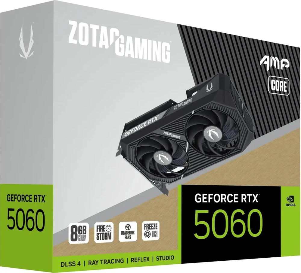 ZOTAC GAMING GeForce RTX 5060 AMP Core - vaizdo plokštė