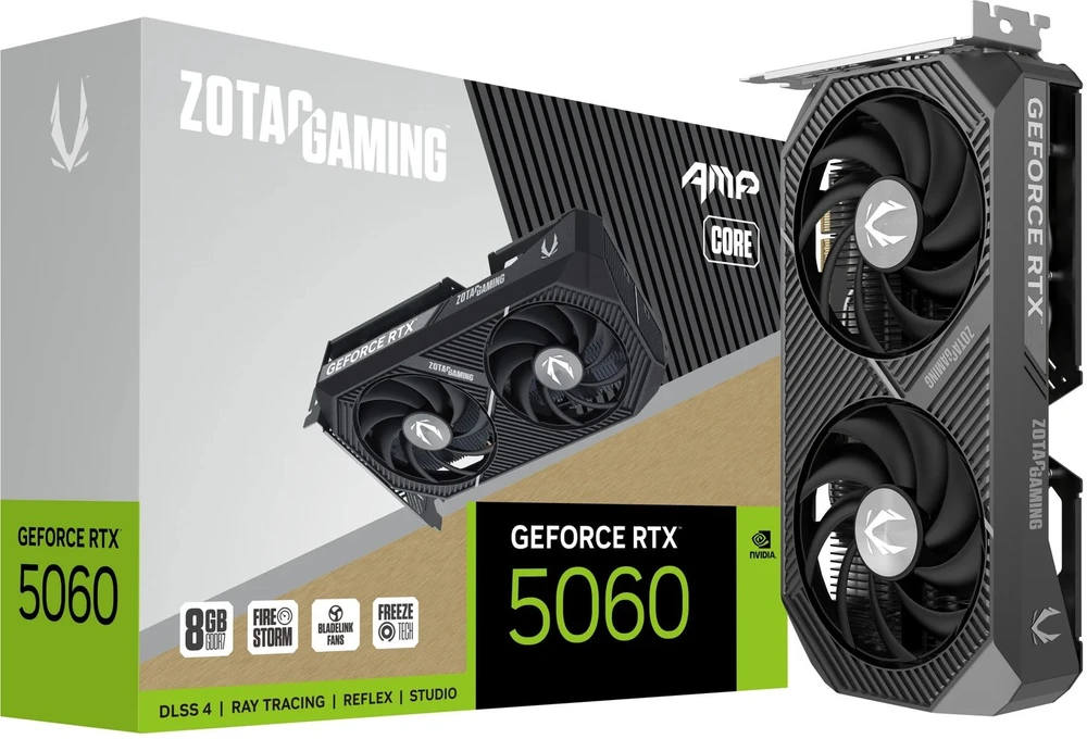 ZOTAC GAMING GeForce RTX 5060 AMP Core - vaizdo plokštė