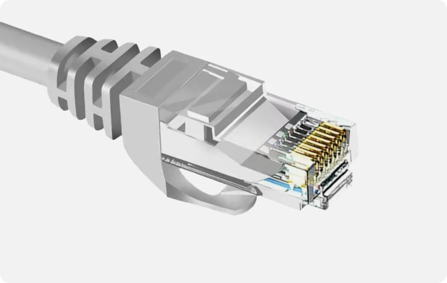 Usorteret ZOY Cat. 6 UTP CCA Ethernet tinklo kabelis, raudonas, 2 m