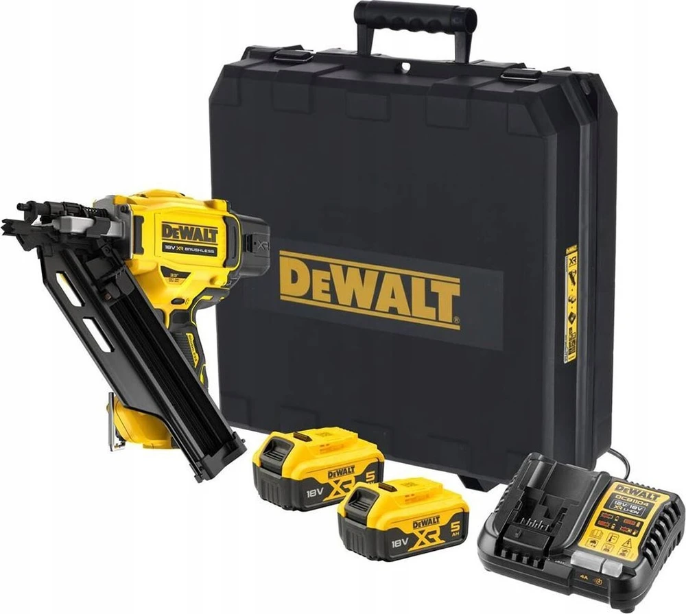 DeWalt Akumuliatorinė viniakalė DCN930P2, 18 V, 2x5,0 Ah,  50–90 mm