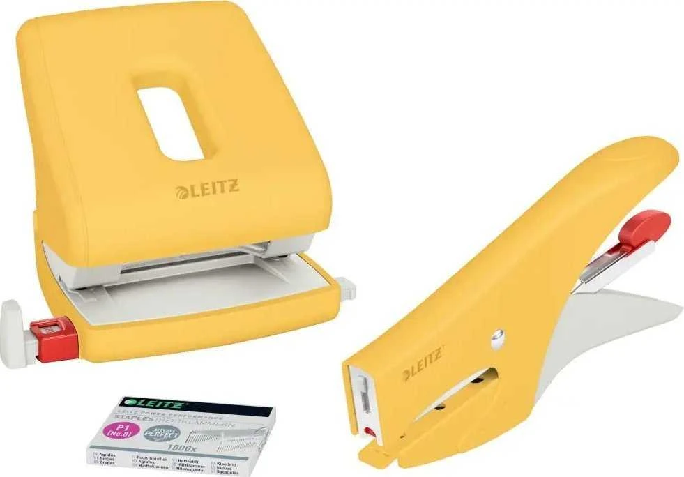 Zszywacz Leitz Leitz 56450019, 15 sheets, Geltona, Flat clinch, 150x P2 (No. 10), Metal, 80 g/m²
