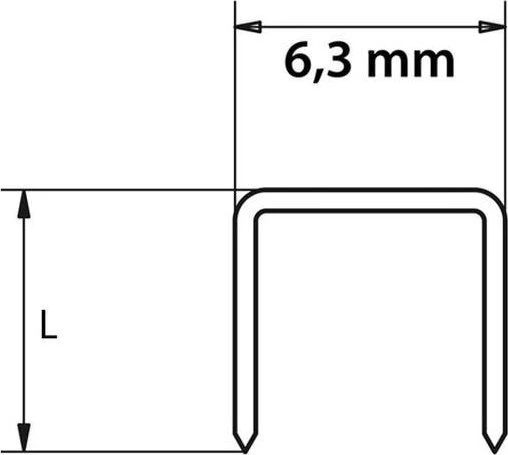 Makita Kabės 6,3x25mm, 5000vnt. AT450H F-33607