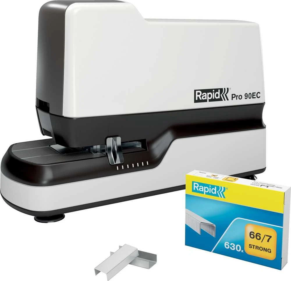Zszywacz Rapid Rapid Classic 90ec, 30 lapų, Priekinė pusė, 6 cm, Metalas, Plastikas, Juodas, Baltas, AC