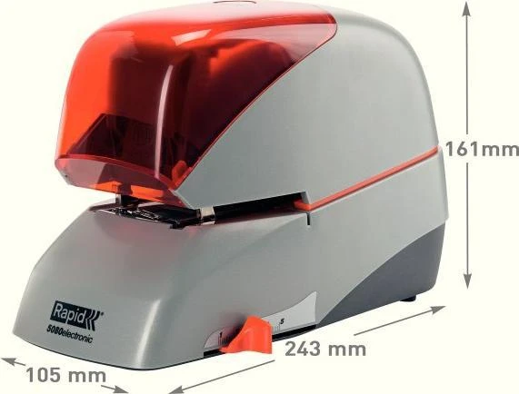 Zszywacz Rapid Zszywacz elektrinis Supreme 5080e sidabrinė 80 kartek RAPID 20993411