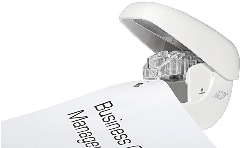 Baltas Wedo 127 segiklis su atvira mechanizmo dalimi