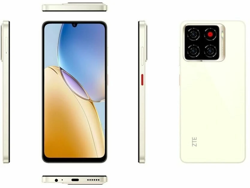 Išmanusis telefonas ZTE Blade A56 Auksinis