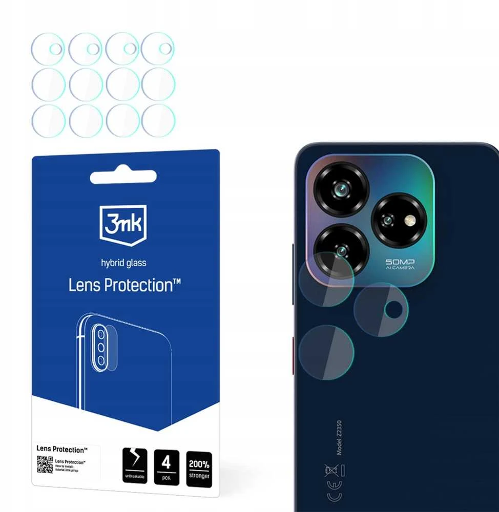 3Mk apsauga ZTE Blade V60 dizainas - 3mk objektyvo apsauga