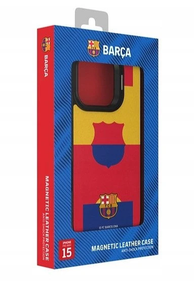 Ocpc „FC Barcelona“ dėklas, skirtas „iPhone 15 Pro Max“, magnetinis dėklas, „MagSafe“ OFCBMCIP15PMMF MF