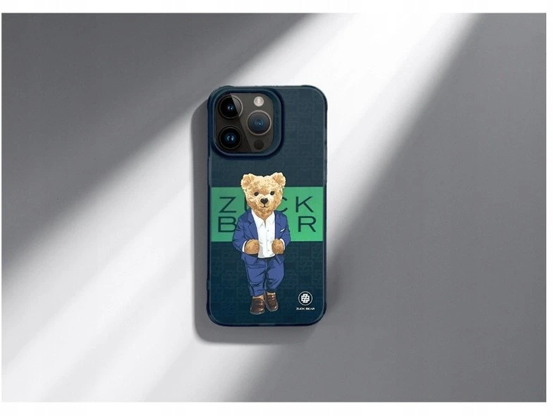 ZUCK BEAR dėklas FRENCH RIVIERA, skirtas IPHONE 15 Pro cannes breeze