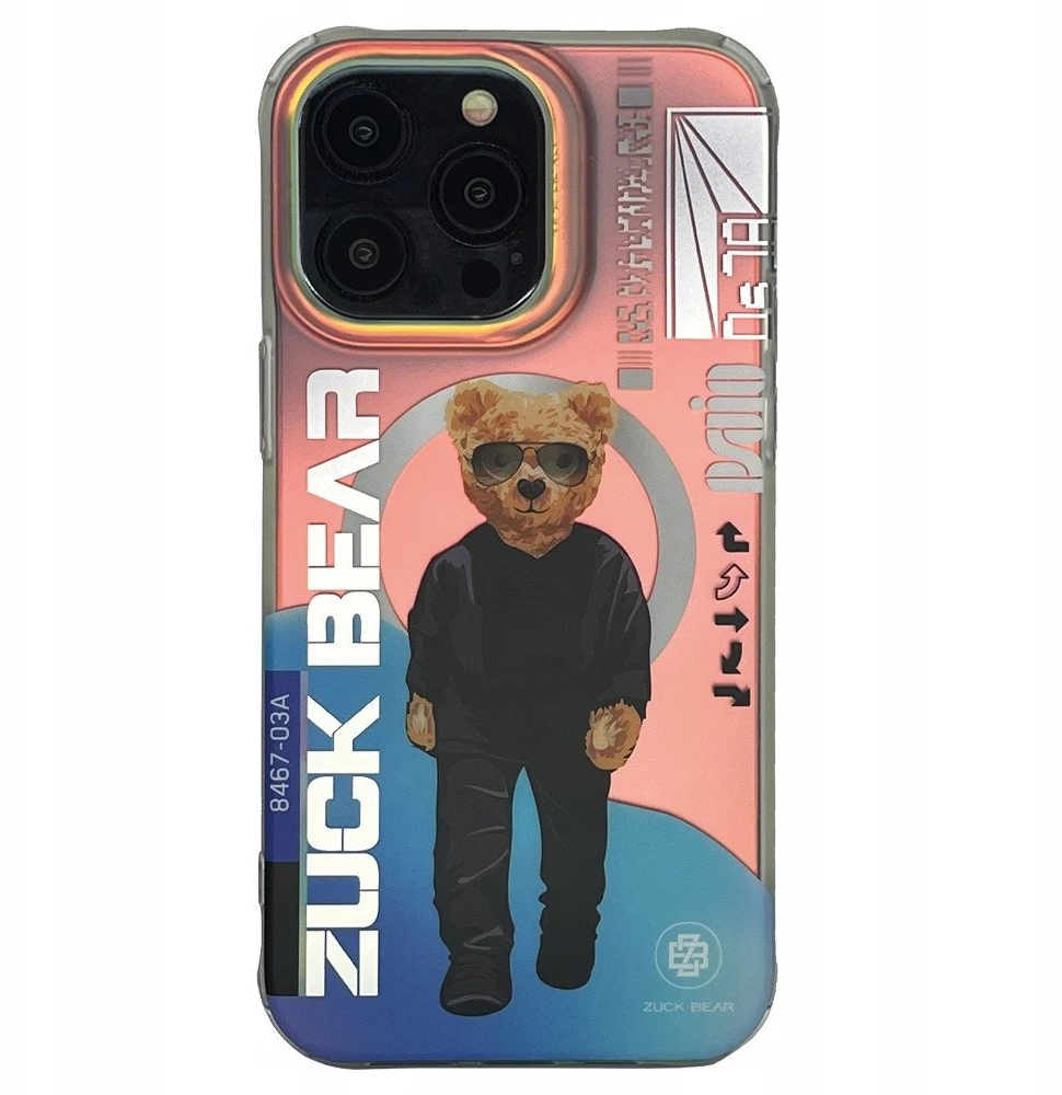 Dėklas Zuck Bear ZB BERLIN BOSS IPHONE 15 PRO TWO CHARM