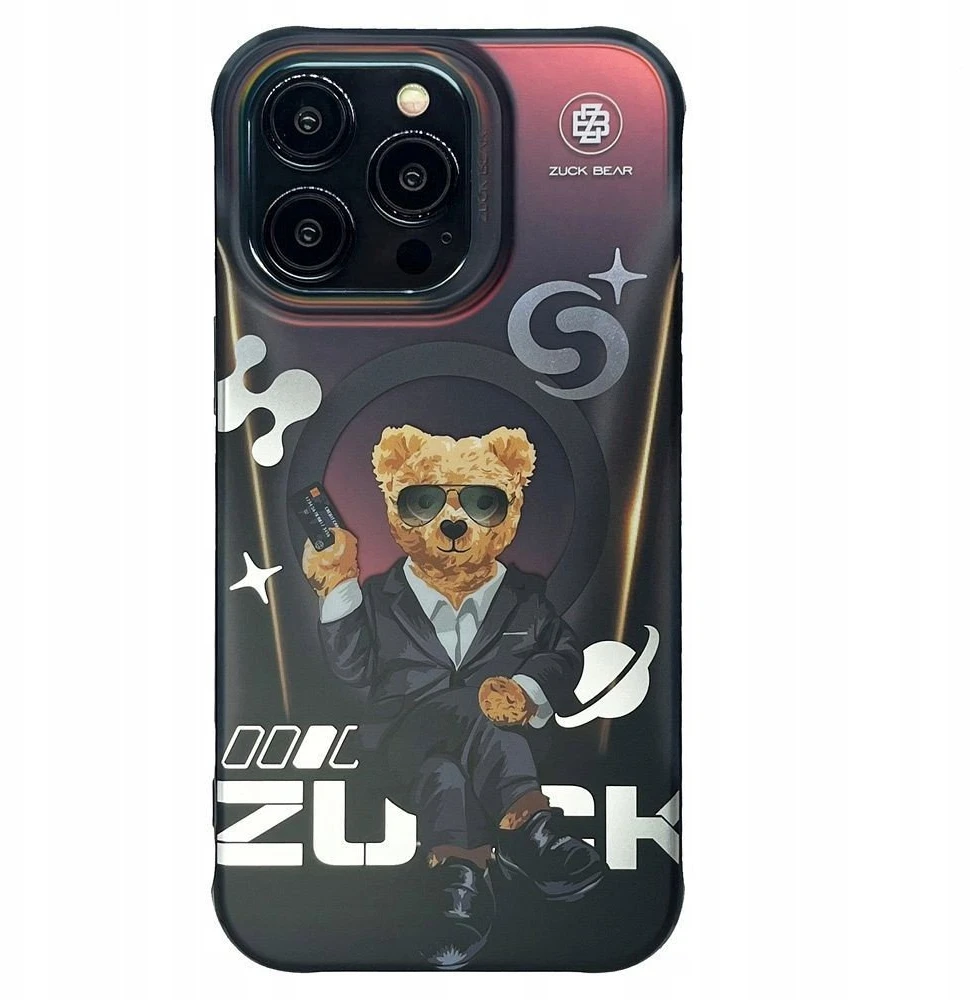 ZUCK BEAR dėklas BERLIN BOSS MAG suderinamas su MagSafe, skirtas IPHONE 16 Pro eins suave