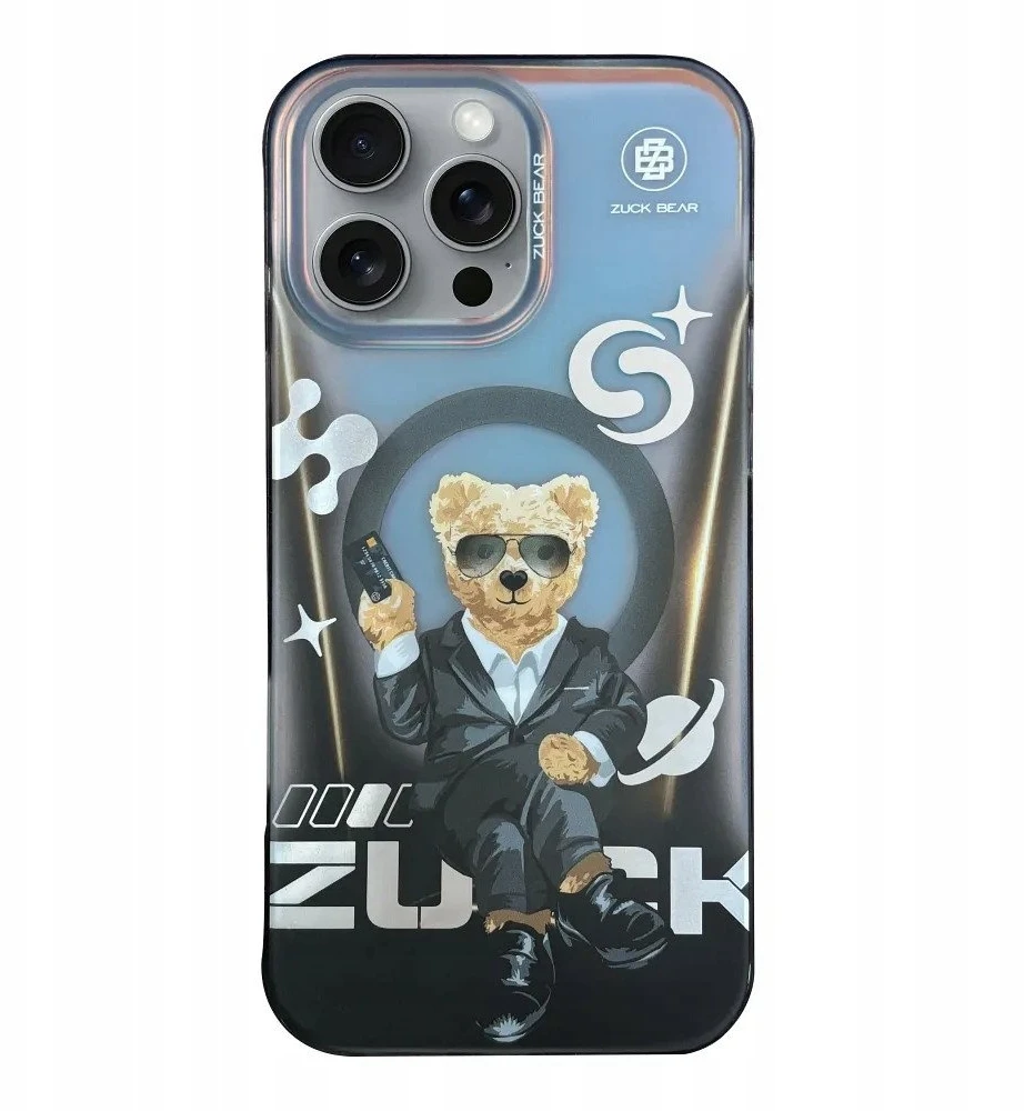 ZUCK BEAR dėklas BERLIN BOSS MAG suderinamas su MagSafe, skirtas IPHONE 16 Pro eins suave