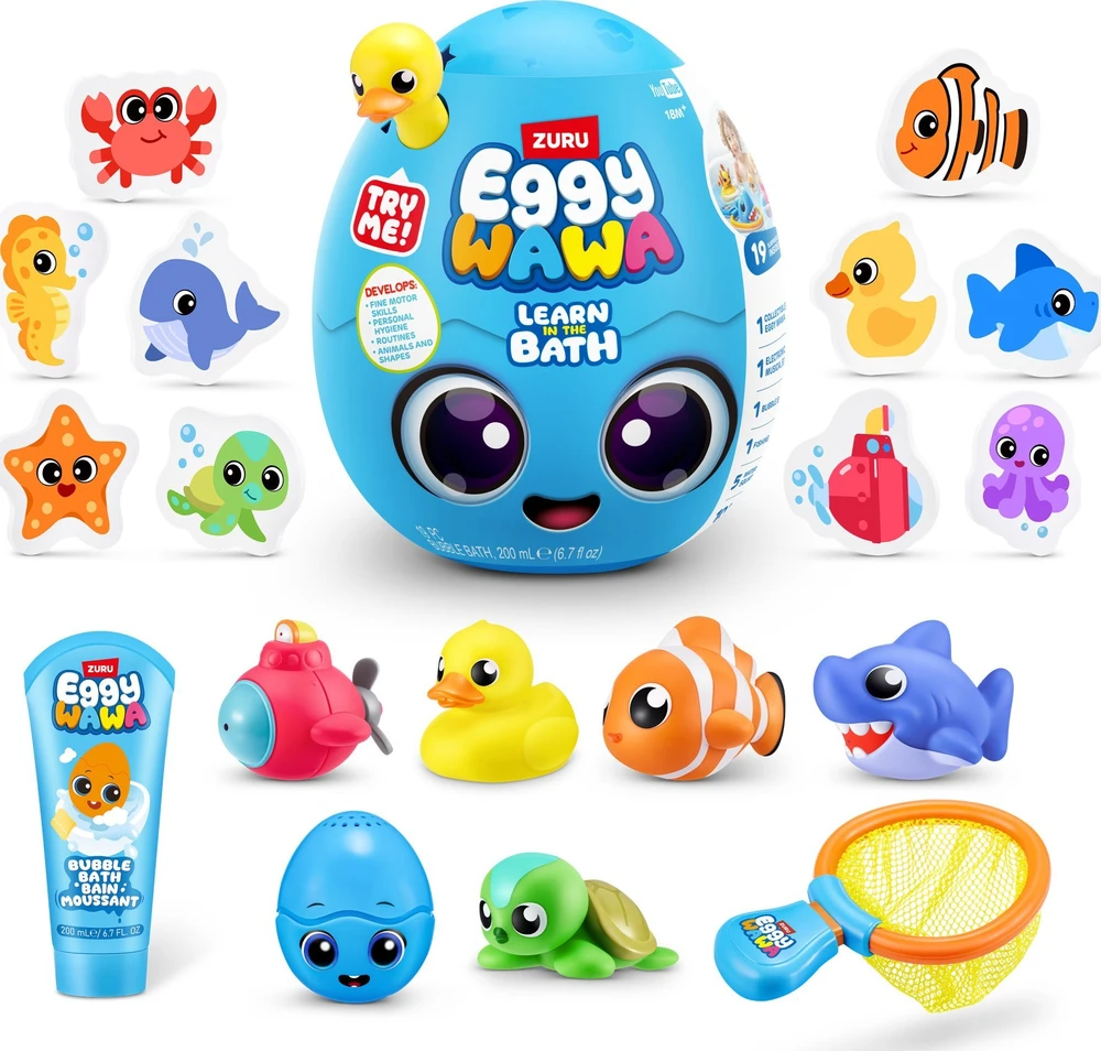Zuru Eggy Wawa Surprise Egg Large - netikėtumų vonios žaidimų rinkinys