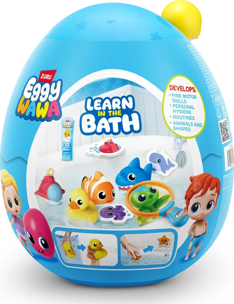 Zuru Eggy Wawa Surprise Egg Large - netikėtumų vonios žaidimų rinkinys
