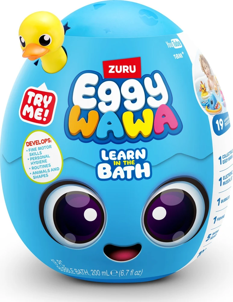 Zuru Eggy Wawa Surprise Egg Large - netikėtumų vonios žaidimų rinkinys