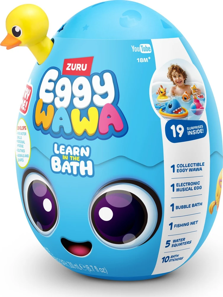 Zuru Eggy Wawa Surprise Egg Large - netikėtumų vonios žaidimų rinkinys