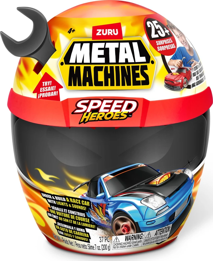 Metal Machines Metalinės mašinos – „Speed ​​Hero“ šalmo žaidimo rinkinys (67125)