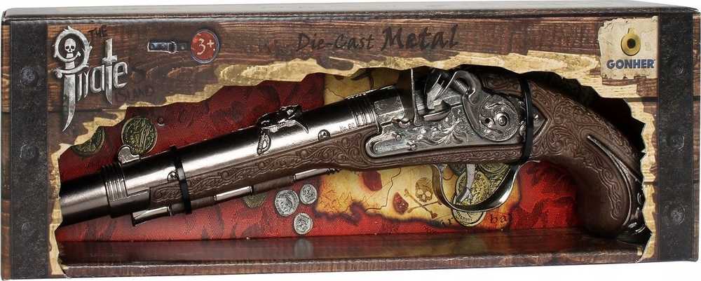 Pulio Metalowy pistolet pirata gonher