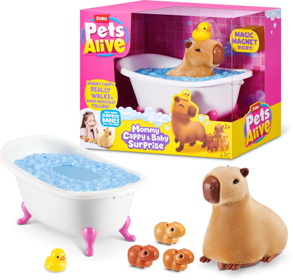 *****ZURU Pets Alive Mommy_Baby Surprise 9574
