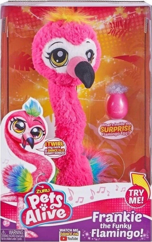 Zuru PetsAlive Frenkis linksmasis flamingas
