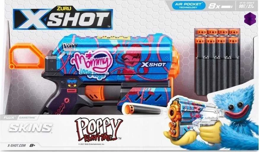 *****ZURU X-SHOT SkinsFlux Launcher 36649D 30138
