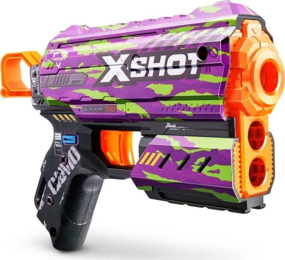 Zuru XShot Skins flux paleidimo priemonė (8 smiginiai) kryžmažiedis
