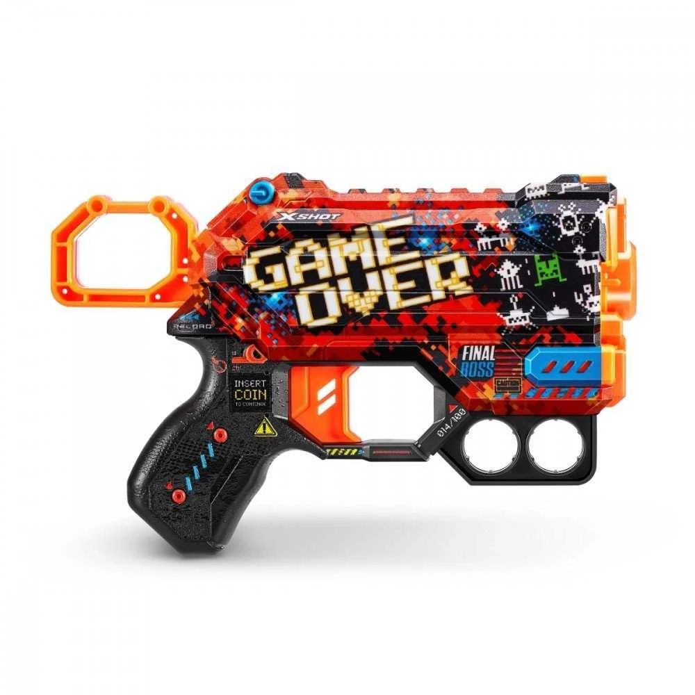 Zuru XShot SKINS MENACE paleidimo priemonė (8 rodyklės) dizainas B