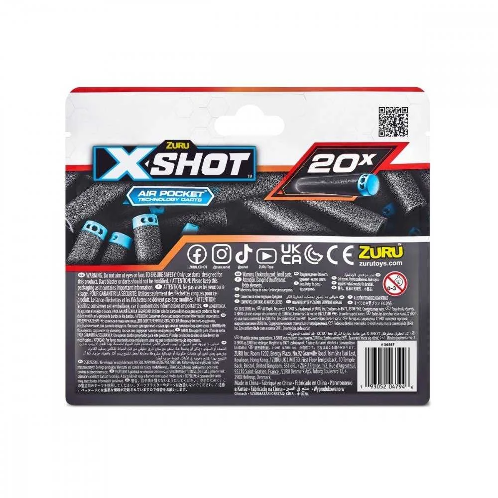 Zuru XShot X-SHOT šoviniai Excel, 20vnt., 36587