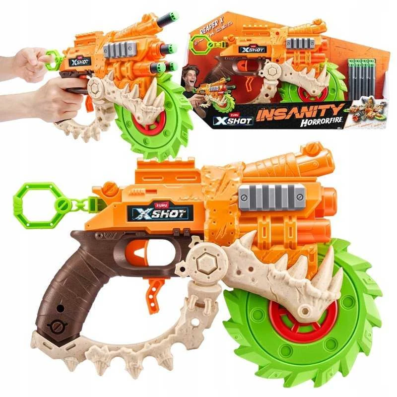 X-SHOT žaislinis šautuvas Insanity Horrorfire Reaper X,36730