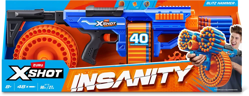*****ZURU X-SHOT InsanityBlitz Hammer 36917 58569