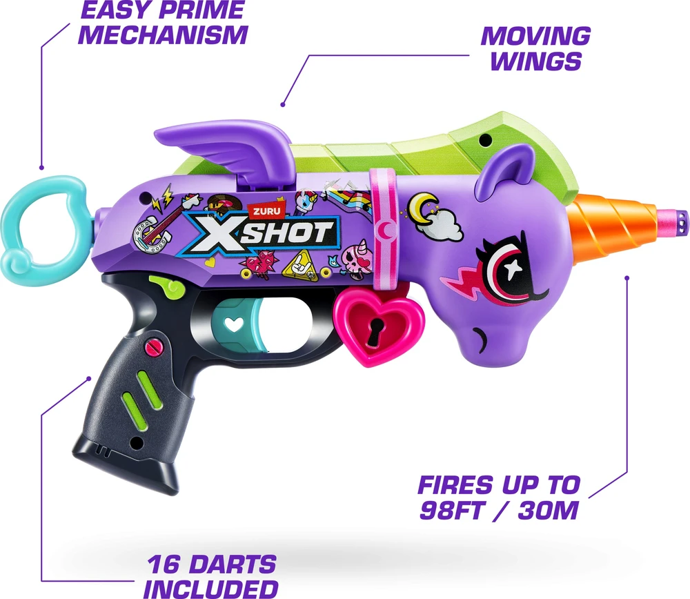 XSHOT - Blastercorn vienaragio sprogdiklis, 2 vnt. (32 strėlės) (36855)