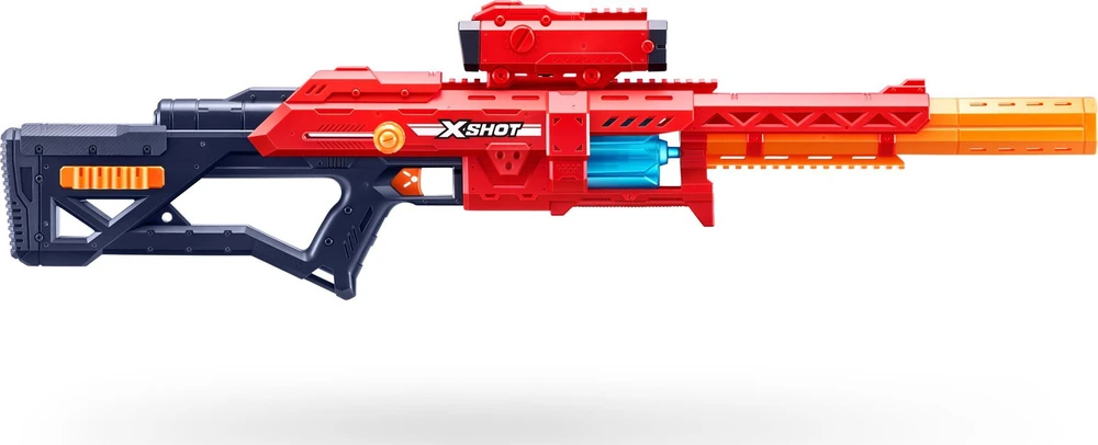 Žaislų - Zuru X Shot 9 Ranger X8 8-dart talpa nuimamas taikiklis