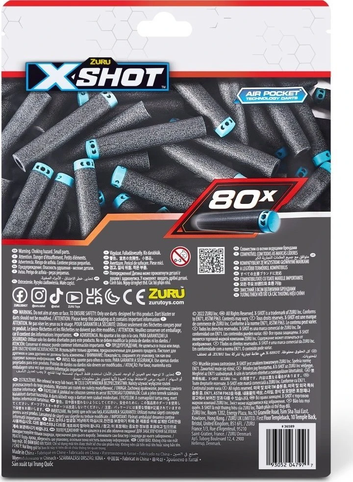 XShot X-SHOT šoviniai Excel, 50vnt., 36588