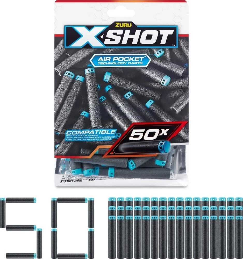 XShot X-SHOT šoviniai Excel, 50vnt., 36588