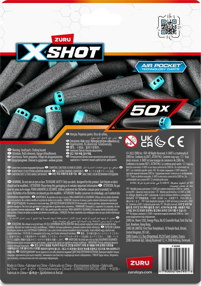 XShot X-SHOT šoviniai Excel, 50vnt., 36588