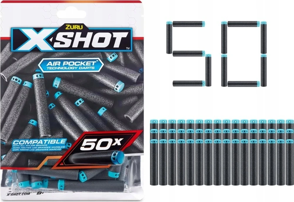 XShot X-SHOT šoviniai Excel, 50vnt., 36588