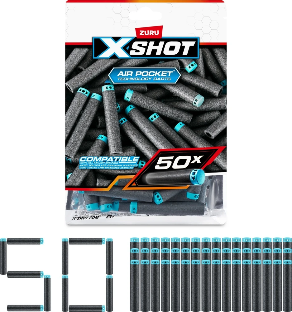 XShot X-SHOT šoviniai Excel, 50vnt., 36588